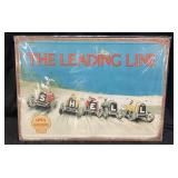 SHELL GASOLINE THE LEADING LINE METAL SIGN, NEW
