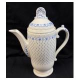 SPODE ERMINE PATTERN COFFEE POT