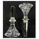 (2) WATERFORD CRYSTAL BOTTLE STOPPERS