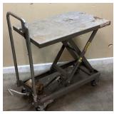 PITTSBURGH HYDRAULIC TABLE CART