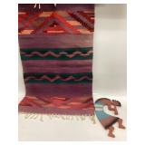 Kokopelli wall hanging made by artist Brad
