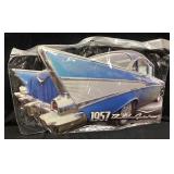 1957 CHEVROLET BEL AIR DIE CUT METAL SIGN, NEW