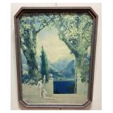 1926 R ATKINSON FOX, GARDEN OF CONTENTMENT PRINT,