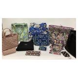 12) Vera Bradley quilted travel/Handbags and