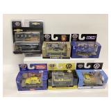 6) M2 Machines 1:64 scale Volkswagen, Oldsmobile