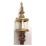 ANTIQUE D.T. WILLIAMS GLASS & BRASS GRAVITY FEED