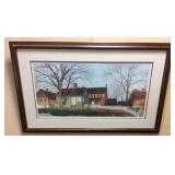 Nc Artist John Furches Signed #381/950 Old Salem
