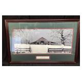 BOB TIMBERLAKE WINTERï¿½S GIFT FRAMED PRINT