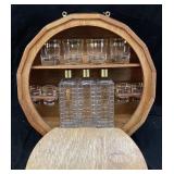 1960s MID CENTURY MODERN KAROFF BARREL-STYLE