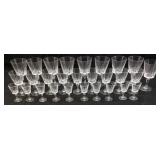 VTG. CRYSTAL dï¿½ARQUES-DURAND FRENCH GLASS SET