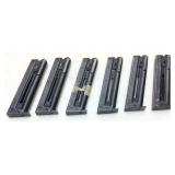(6) HIGH STANDARD .22cal MAGAZINES