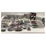 Large collection of glass and gemstones beads