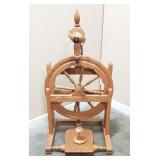 Rick Reeves Oak Castle-style Spinning Wheel
