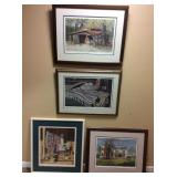 (4) NC ARTIST DEMPSEY ESSICK SIGNED #222/1500