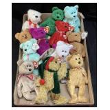 (12) TY BEANIE BABY BEARS