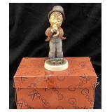 HUMMEL FLUTE PLAYER FIGURINE WITH BOX