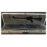 ALUMINUM 2 RIFLE CARRY CASE w STYROFOAM CUTOUTS