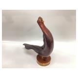 Vtg driftwood carved Chicken/Rooster Sculpture