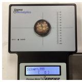 Pure Silver Indian token. Lakshmi, Ganesha