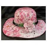 VTG. MURANO STYLE ART GLASS HAT BOWL