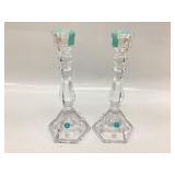 Vintage Tiffany & Co. Crystal Candlesticks