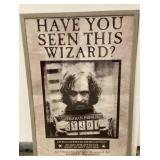 Framed Harry Potter Sirius Black Wanted Poster