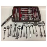Stainless steel Community and Oneida Flatware set