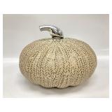 Vtg decorative glass mosaic pumpkin