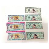 Disney Dollars, specifically including the 3-