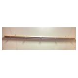 Oak wooden clamp quilt hanger, a classic display