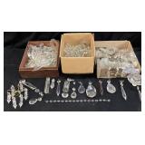 (3) BOXES OF ASSORTED CRYSTAL PRISMS & GLASS