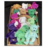 (12) TY BEANIE BABY BEARS