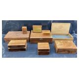 Vtg. Wooden box collection