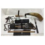 Antique and Collectible lot, Adams surgical kit,