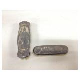 Antique sterling silver garment brush decorative
