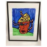 "Krazy Kettle #3", painted by Karen M. Gruver