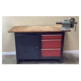 VTG. CRAFTSMAN STEEL WORKBENCH & SWORDFISH BRAND