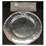 BEATRICE BALL METALWARE TRAY, BUFFALO MOTIF