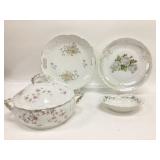Moritz Zdekauer Austrian porcelain covered soup