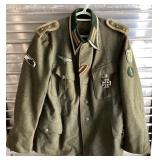 WW2 GERMAN HEER ARMY FIELD SERVICE TUNIC, WOOL,