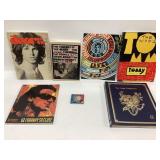 Collection of classic rock and music-related