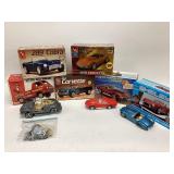 7 Vtg model Cars