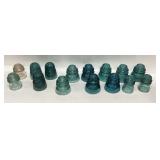 Vtg glass electrical and telegraph insulators