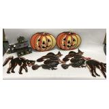Vtg Halloween Merri-lei Corp. Die cut decorations