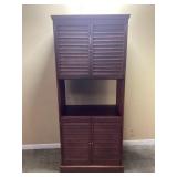 MCM Shutter Door home bar or coffee Cabinet