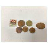 Currency and tokens 1986 Sears "Celebrating