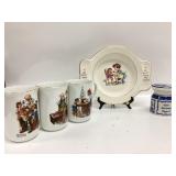 Vintage Salem China Childï¿½s Bowl "I Go Here Says
