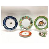 5 pc Lynn Chase China Designs are Monkey Business,