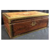 ANTIQUE MAHOGANY PORTABLE STYLE LAP DESK OR