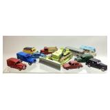 11 Mid Century Dinky and Corgi die cast cars